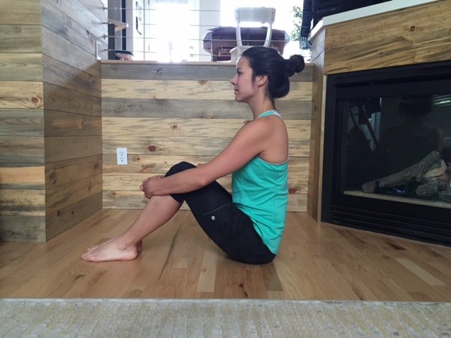 seated breathing position